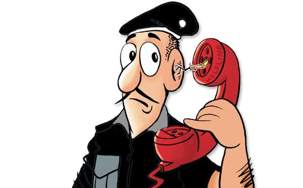 Prank calls on 15 police helpline