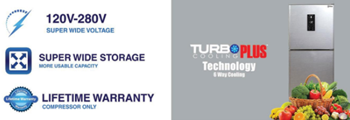 Refrigerator Turbo plus cooling technology
