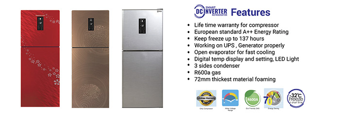 Smart DC Inverter Refrigerator Features